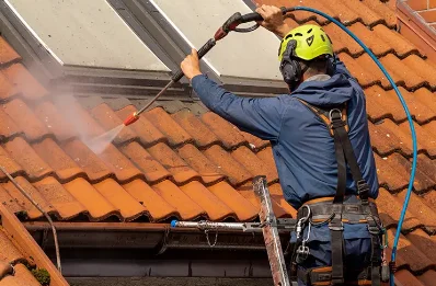 Démoussage et hydrofuge de toiture à Beaupont